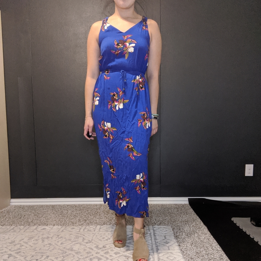 Floral Midi Dress (XS)